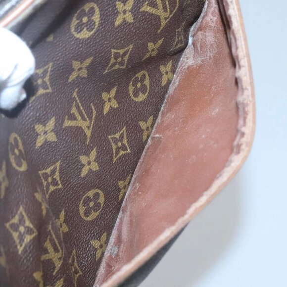 LOUIS VUITTON Monogram Compiegne 28 Clutch Bag M51845 LV Auth hk2544 - Picture 14 of 16